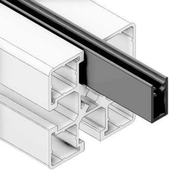 61-110-0 MODULAR SOLUTIONS SEALING PROFILE<br>1/4" PANEL GASKET INSERT 2M